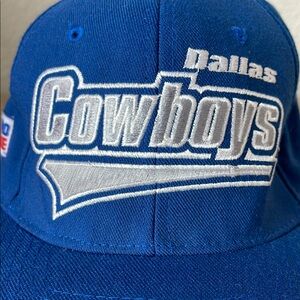 Vintage Dallas Cowboys Starter Pro Line Fitted Wool NFL side patch hat / 7-7 3/4